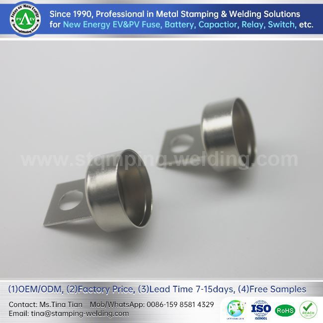 Laser Welding Cap Contact For Photovoltaic Fuse