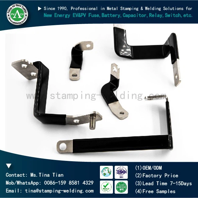 PVC Dipping Insulated Battery Busbar Flexible Copper Bus bar