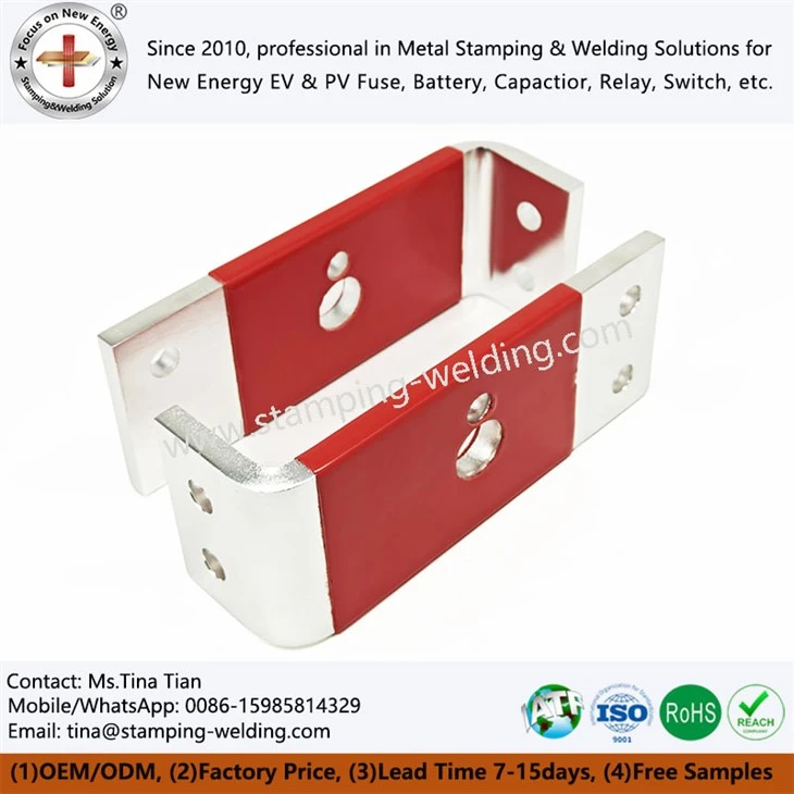 Epoxy Powder Coating Insulated Copper Busbar