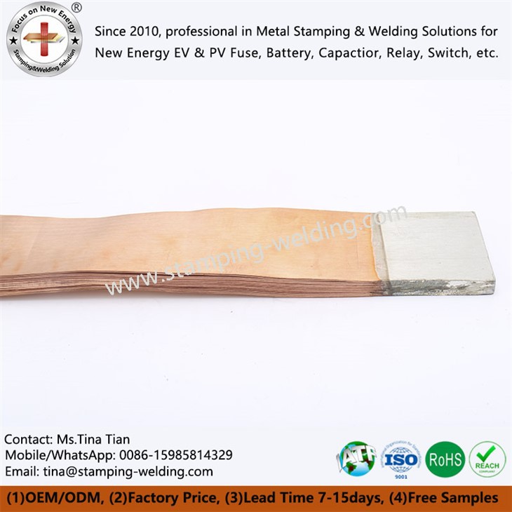 Flexible Battery Pack Copper Connectors