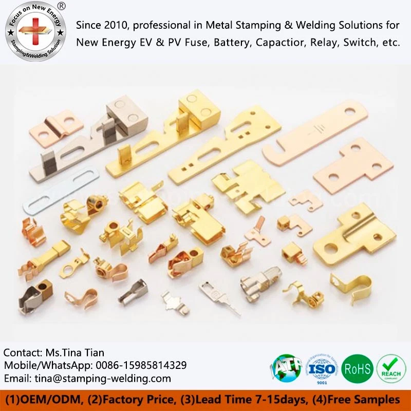 Pressing Copper Stamping Bending Connecting Parts
