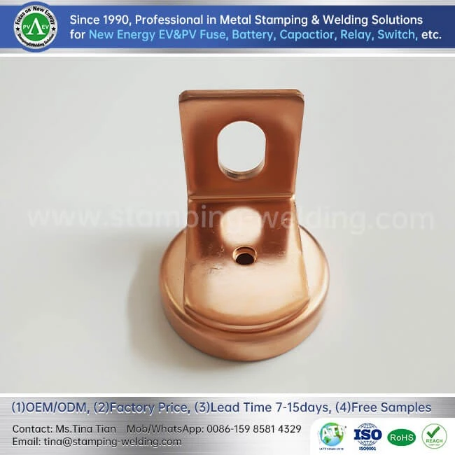 Outer Cap And Terminal Welded Components