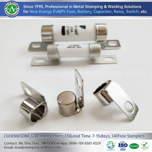 Electroplated End Caps For PV
