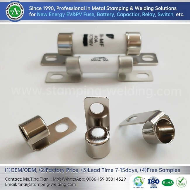 Electroplated End Cap For PV