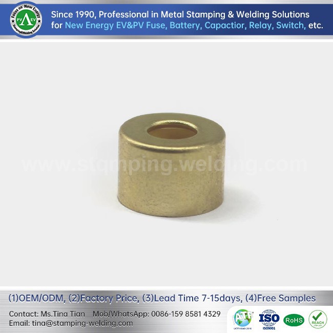 High voltage fuse brass inner cap
