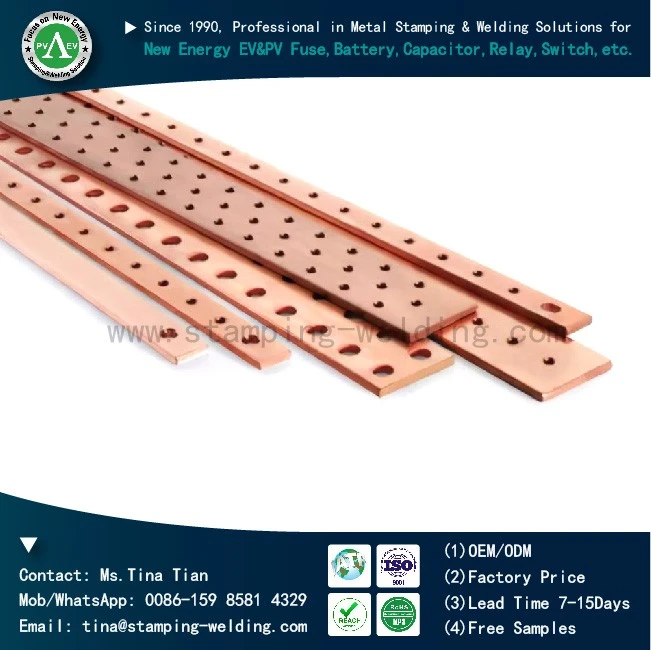 Customized Punched Copper Busbar