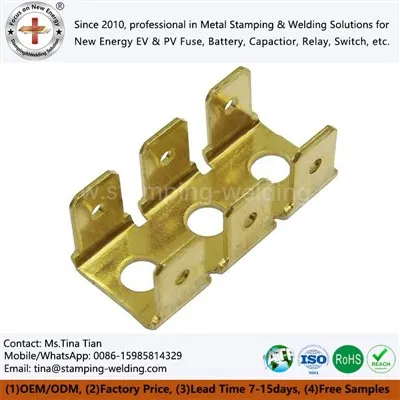 Sárgaréz fém bélyegzett alkatrész