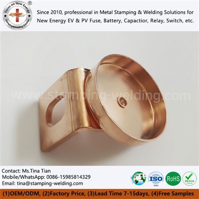 A jármű biztosítékainak rézsapkás érintkezője